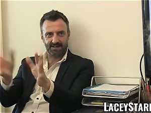 LACEYSTARR - GILF licks Pascal white spunk after romp